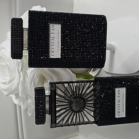 Fan - Handheld Rhinestone Fan - Picture 3 of 6
